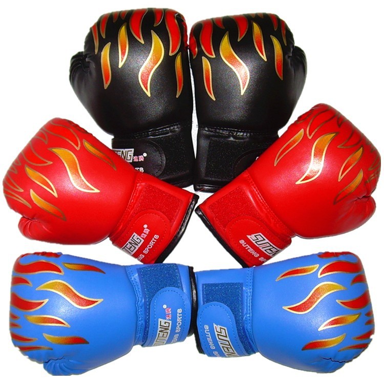 Flame Children's Boxing Sponge Gloves