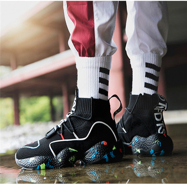 Camouflage socks shoes
