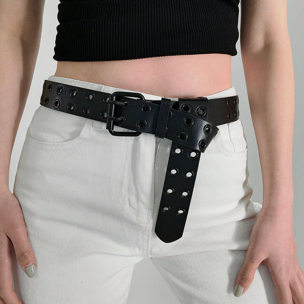 Hip Hop Trend Metal Cutout Punk Belts