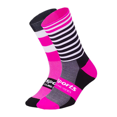 Breathable Cycling and Running Mid-Calf Socks
