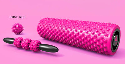 Foam Roller and Yoga Column Set
