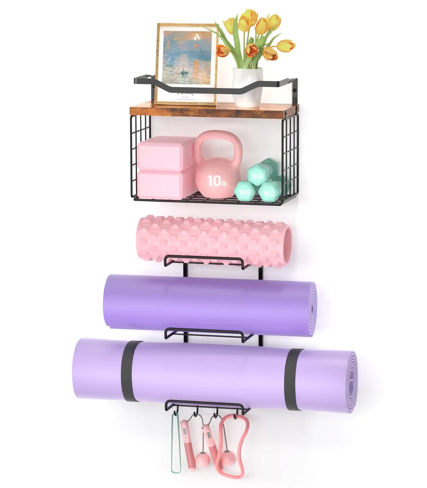 Yoga Mat Holder Wall Mount