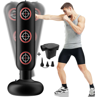 WITHSTAR Heavy Punching Bag with Stand Adults
