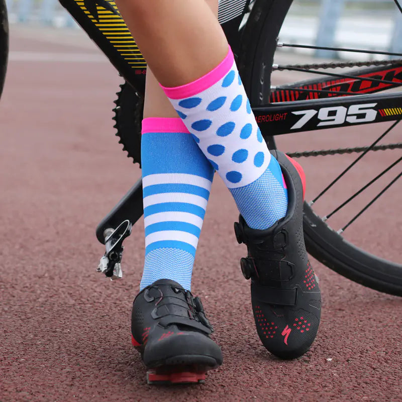 Breathable Cycling and Running Mid-Calf Socks