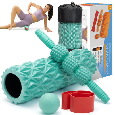 5 in 1 Set Medium Density Back Foam Roller