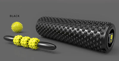 Foam Roller and Yoga Column Set
