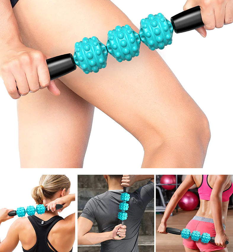 Foam Roller and Yoga Column Set